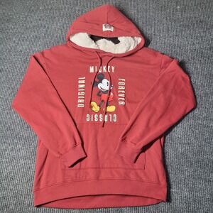 Disney Original Classic Mickey Mouse Hoodie‎ Preowned Size MEDIUM